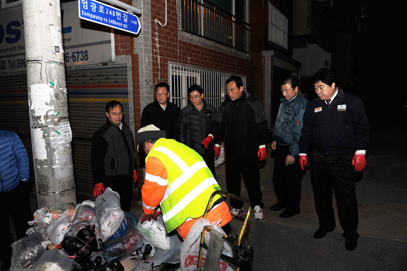 청소용역실사참여 1번째