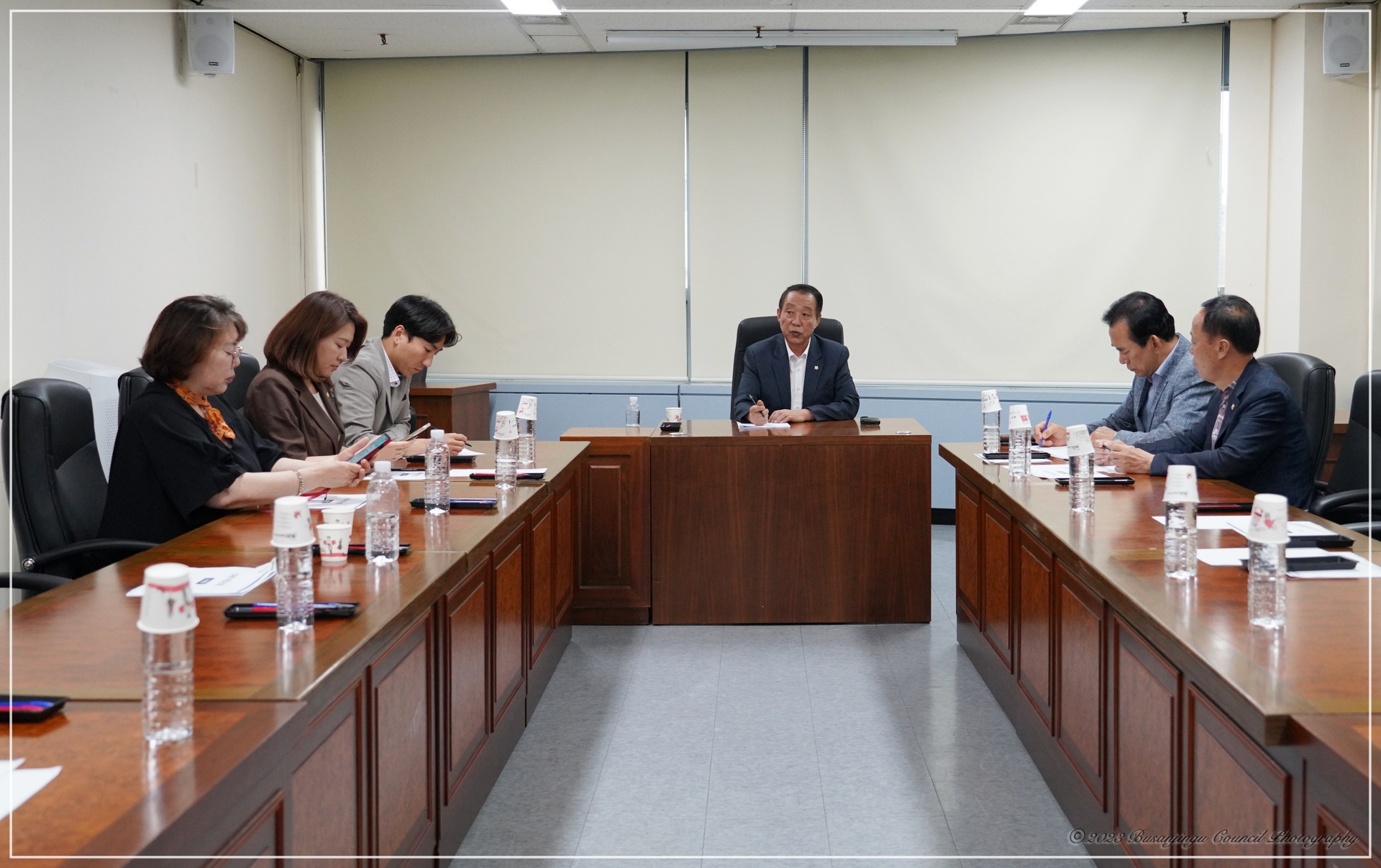 의원연구단체 - 부산진구의회 주민건강연구회 회의  1번째