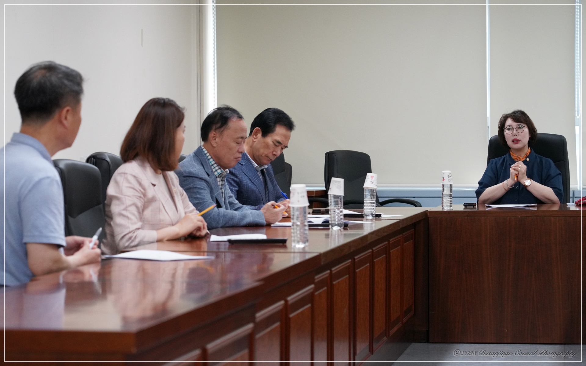 의원연구단체 - 부산진구의회 지역상권발전연구회 회의 개최 3번째