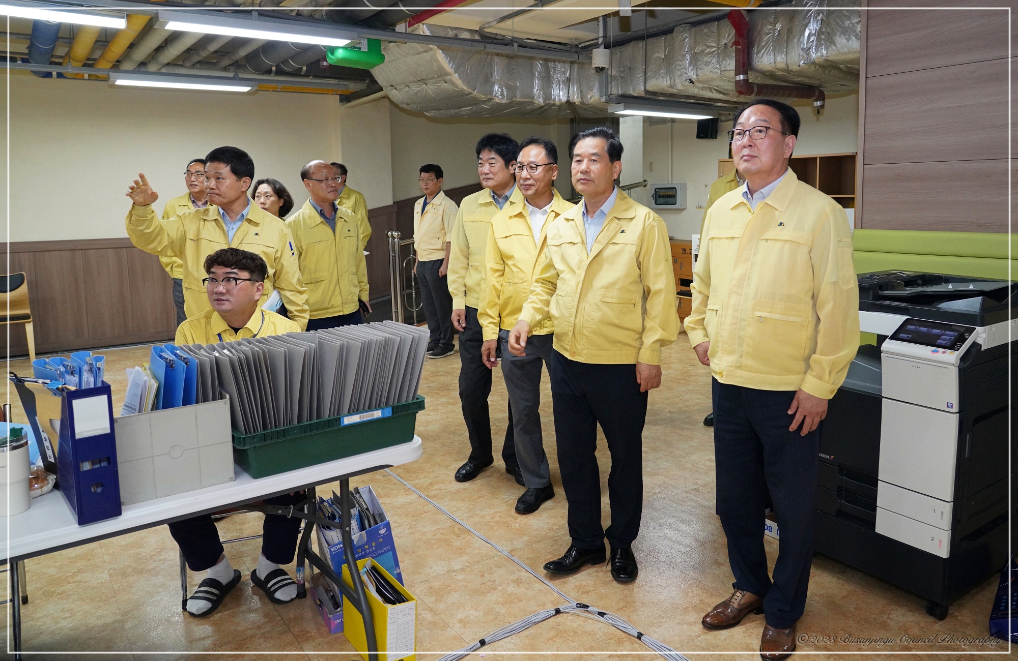 의장단, 을지연습 근무자 격려 방문 2번째