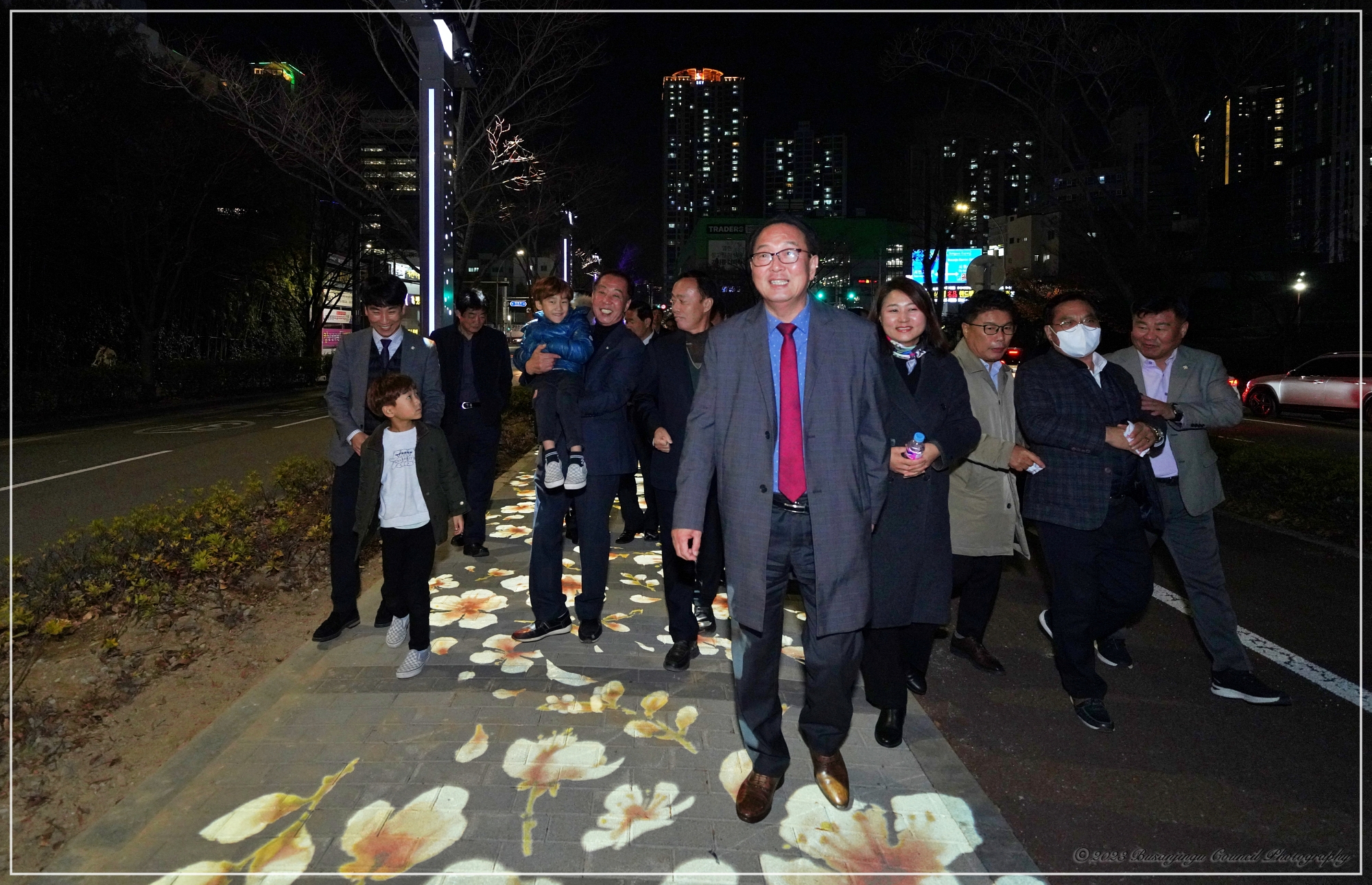 부산진 별빛산책길 점등식 3번째
