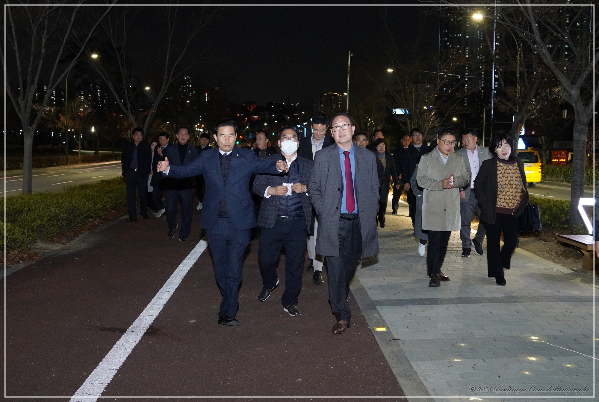 부산진 별빛산책길 점등식 4번째
