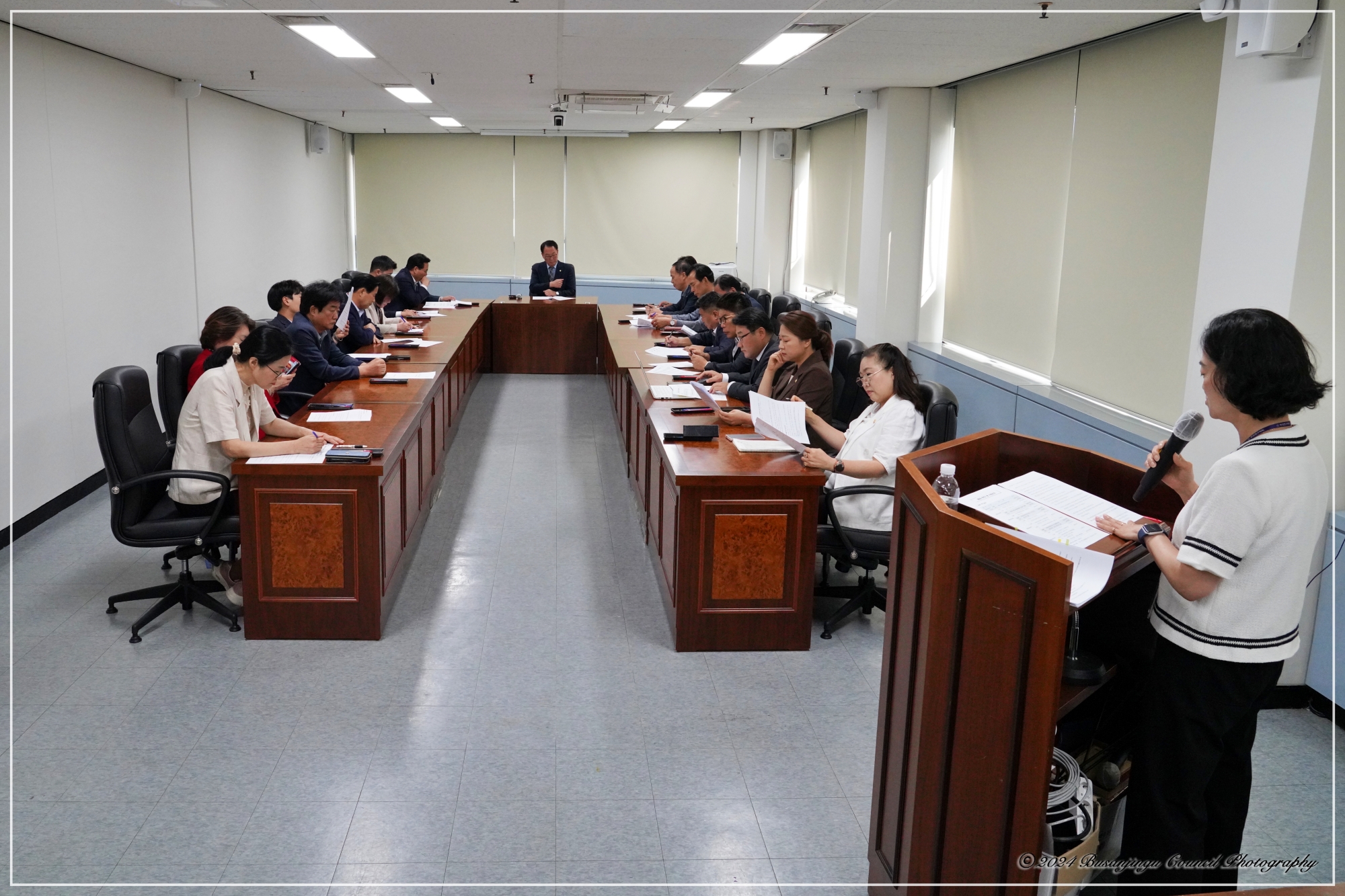 제9대 후반기 원구성을 위한 의원 간담회 1번째