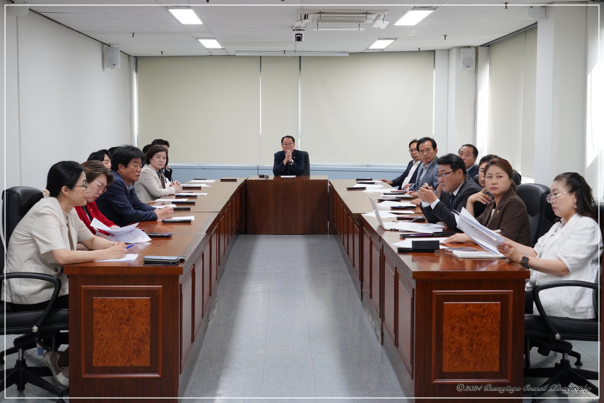 제9대 후반기 원구성을 위한 의원 간담회 4번째