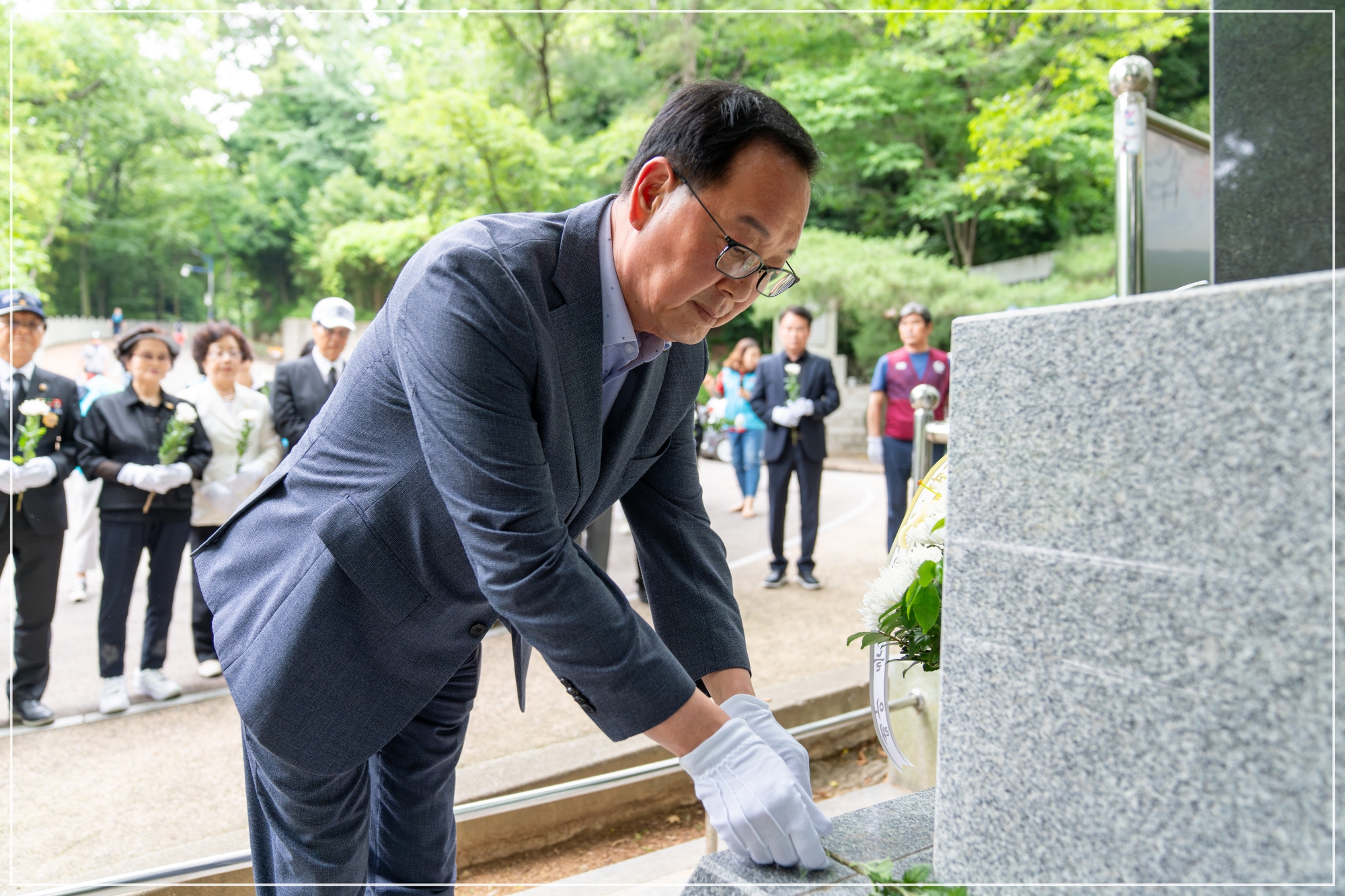 6.25 참전용사 기념비 헌화행사 3번째