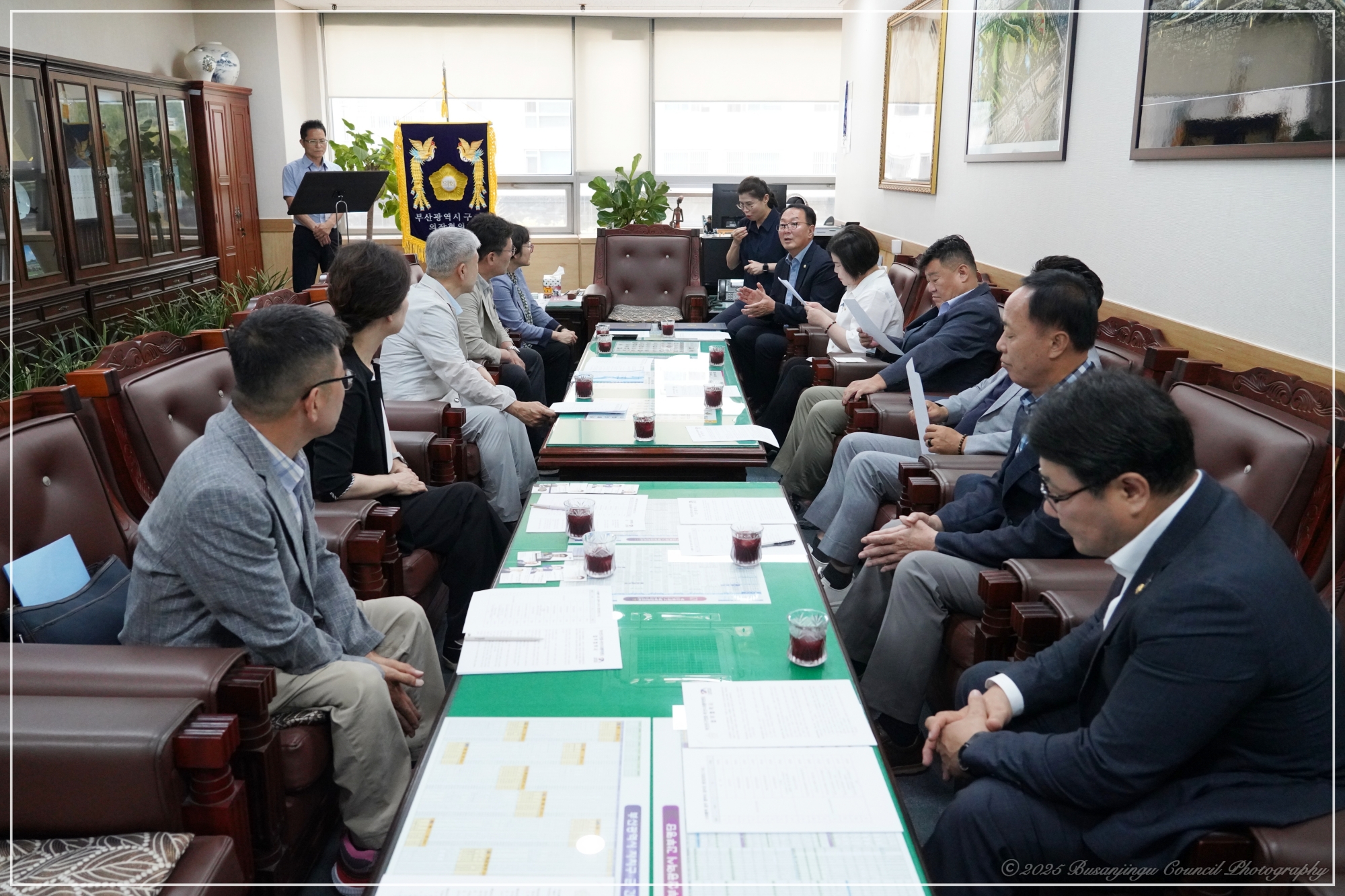 수어통역 업무 협약식 1번째
