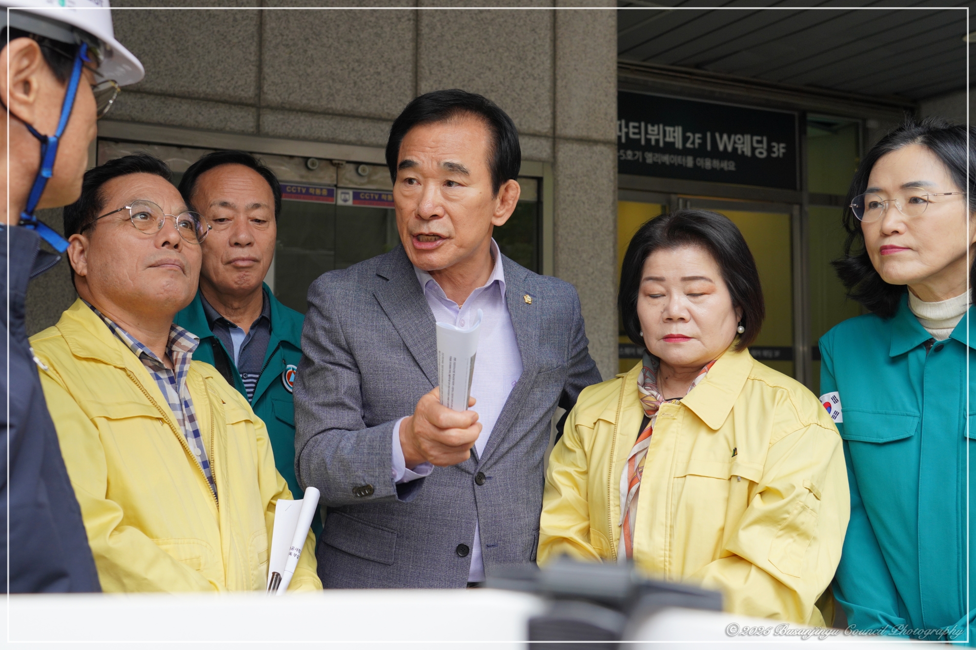 안전복지위원회, 부산진문화원 공사현장 현장방문 실시 6번째