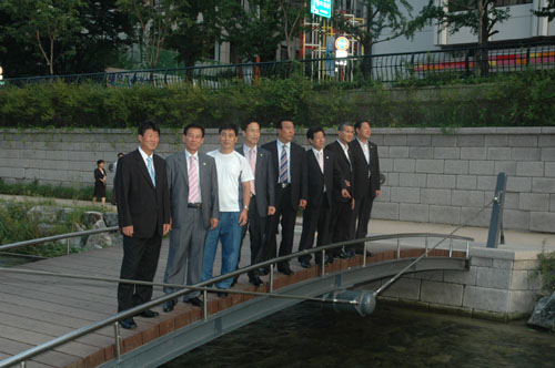 서울 청개천 견학 1번째