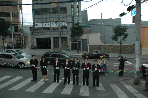 부암동 신호등 점등식 1번째