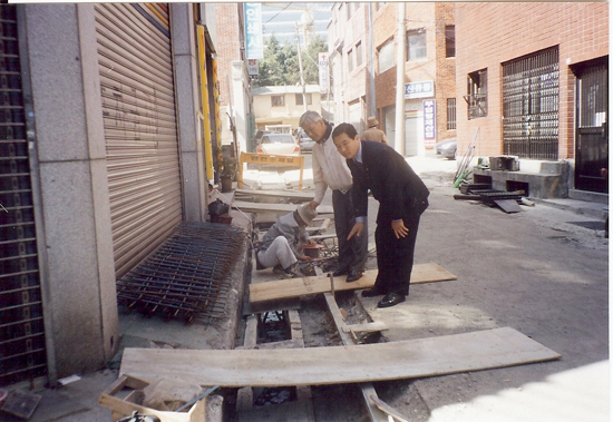 지역내 하수측구 현장조사  1번째