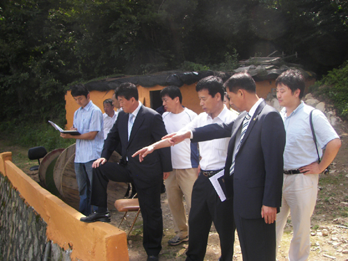 재해 발생지 현장 방문 1번째
