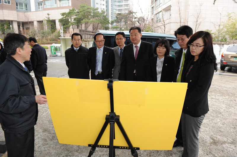 미래보육센터 건립 예정지 현장확인 3번째