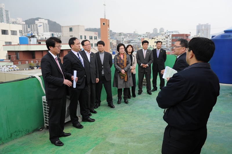 당감1동 주민센터 증ㆍ개축 관련 현장확인 1번째
