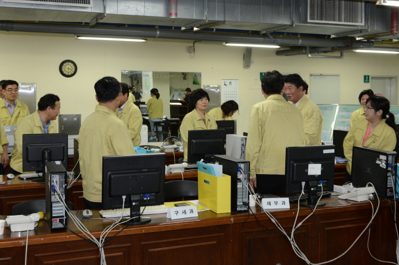 을지연습장 근무자 격려 2번째