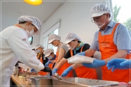 온마을사랑채 도시락 포장 배달 자원봉사 2번째