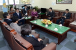 중국 북경시 서성구 대표단 영접 5번째